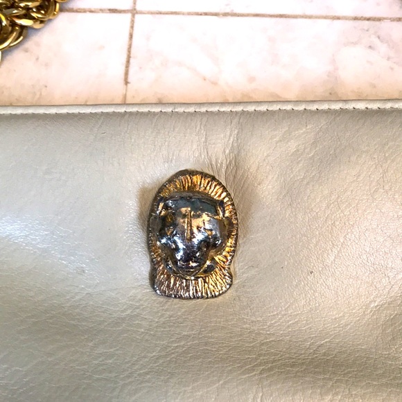 Vintage Ruth E. Saltz Cream Leather Purse - Picture 2 of 9